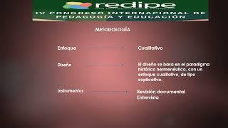 IV Congreso Redipe 2024 Ponencia Mario Getial