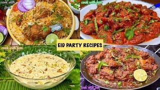 EID DAWAT Menu Cook With Fem Ke Ye 4 Recipes Zarur Add karlein-Biryani Kheer Tawa chicken Chicken65