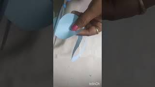Wall Hanging Heart shape flower#short video##sunita art and craft