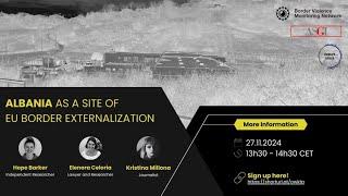 BVMN Webinar: Albania as a site of EU Border Externalisation