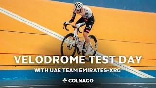 Colnago and UAE Team Emirates-XRG Test Day at Valencia Velodrome