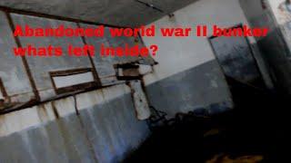 exploreing abandoned World War II bunker whats left inside Explore #4