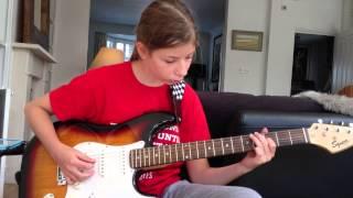 Martina Practices 'There & Beck' for Rock School Guitar Grade 4 Exam