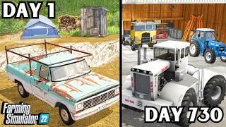 I Spent 2 years Starting A Off Grid Farm From $0? | Farming Simulator 22