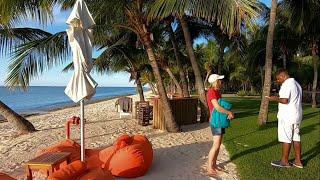 Walking hotel Dinarobin Beachcomber resort POV Mauritius ASMR