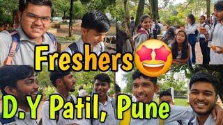 Finally College Me Freshers Aa Gaye   #dypatil #engineering #freshers #college #vlog