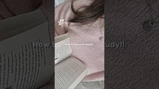 How to focus on study!! ||ft. @lisaax_|| #aesthetic #gotrend #shorts #trendy #popular #bts #bp