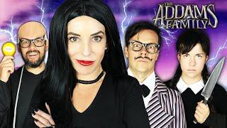 Giant ADDAMS FAMILY Movie in Real Life But in Haunted House! Rebecca Zamolo