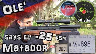 Edgun Matador R5M .25 Air Rifle + Accuracy TEST - 50 & 100 Yards + FULL REVIEW - Regulated Airgun