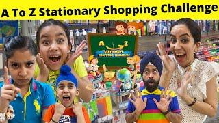 A To Z Stationary Shopping Challenge | Ramneek Singh 1313 | RS 1313 VLOGS