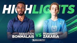  Bonmalais v Zakaria  | Singapore Squash Open 2024 | RD2 HIGHLIGHTS