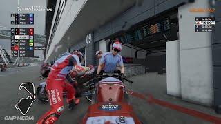 MotoGP 24 - Marc Marquez - Flag To Flag Race - Silverstone Circuit - Fuel Management - Gameplay