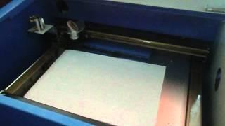 40W laser cutter grinding noise and misalignment