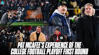 Pat McAfee's Incredible Weekend Experiencing The First Round Of The College Football Playoffs...