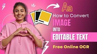 How to Convert Image to Text | Image to Text Converter | Digital 2 Design