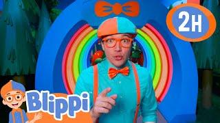 Blippi Gives A TOUR Of His CLUBHOUSE! + More |  Blippi and Meekah Best Friend Adventures