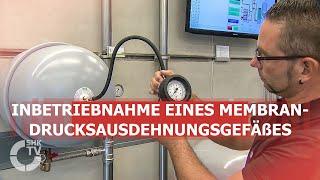 Reflex: Inbetriebnahme eines Membran-Druckausdehnungsgefäßes | SHK-TV