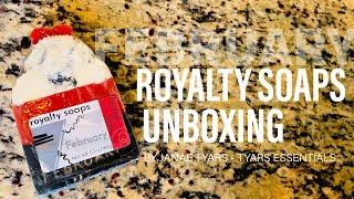 Unboxing Royalty Soaps “February Birthday Frosted Soap”