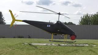 Śmigłowiec bezzałogowy HELI-500 MTOM 500kg  test na uwięzi