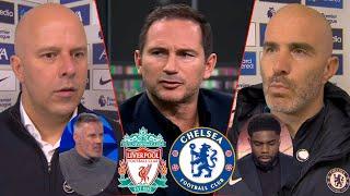 Liverpool vs Chelsea 2-1 Arne Slot And Enzo Maresca Interview | Jamie Carragher & Lampard Review