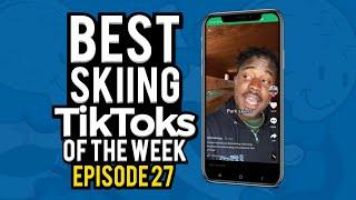 SKIING MEMES, BEST MOMENTS AND EPIC TRICKS! Best Skiing / Snowboarding TikToks of the Week #27