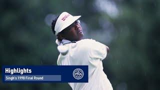 1998 Vijay Singh  Final Round All Shots