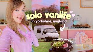 POV  Solo at a Castle in a pink van in north yorkshire   Cozy Camping Diaries Ep.4 Castle Howard