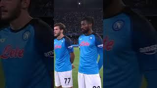 #UCL ANTHEM AT NAPOLI 