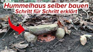 So baust du ein Haus für Hummeln! Februar ist der ideale Zeitpunkt. DIY Hummelhaus!