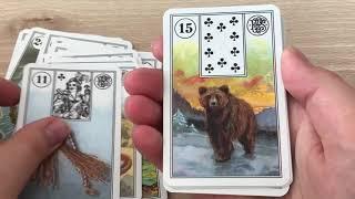 ОБЗОР: Mademoiselle Lenormand Wahrsagekarten (Гадальные карты Мадемуазель Ленорман)