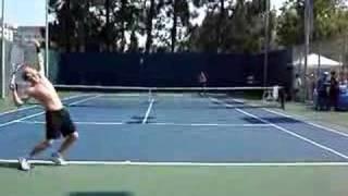 Marat Safin losing his cool while practicing with Tursunov 2