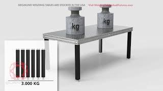 System 16 Stainless Steel Welding Tables Preventing Cross Contamination by Siegmund