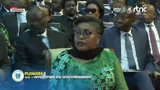 ASSEMBLEE NATIONALE I PLENIERE - INVESTITURE DU GOUVERNEMENT JUDITH SUMINWA