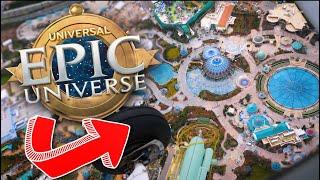 I Flew Over Epic Universe & Saw EVERYTHING!