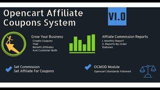 Opencart Affiliate Coupon or promo code System