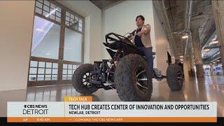 Inside look of NewLab in Detroit, a tech hub of innovation