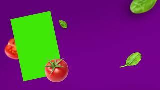 Green Screen Graphics | Vegetable Green Screen Template | HD 1080P