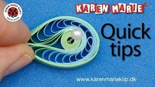 Quilling Comb Figure (QuickTips)  - Karen Marie Klip & Papir