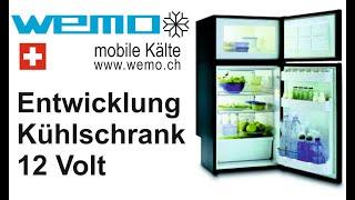 Entwicklung Doppelkompressorkühlschrank WCS Götz Carex Vitrifrigo 12 Volt secop Nano BDN50K