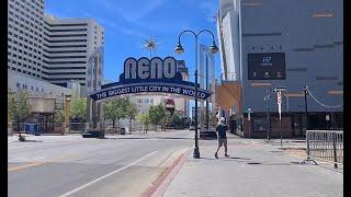 Reno Nevada Walking Downtown