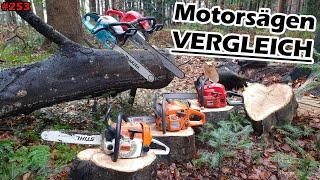 LEISTUNGSTEST | Motorsägenvergleich | STIHL 026 | Husqvarna 135 | Solo 675 / 636 | Makita | Mr. Moto