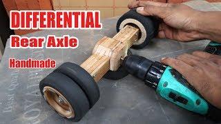 How to make Wooden Differential Rear Axle.