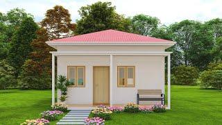 Small House Design With Floor Plan | 6 x 7 m