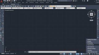 AutoCAD 2021 in Classic Workspace