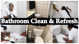 NEW *EXTREME CLEAN WITH ME* | FILTHY BATHROOM CLEAN WITH ME | CLEAN WITH ME |1ST CLEAN WITH ME 2023