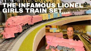 The INFAMOUS Lady Lionel Train Set!