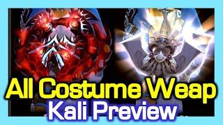 [Kali] All Costume Weapon Showcase / Coupon Shop / Dragon Nest Korea