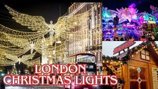 Exploring London Christmas Lights 2024 #Regent streets #Hyde park Winter Wonderland 2024