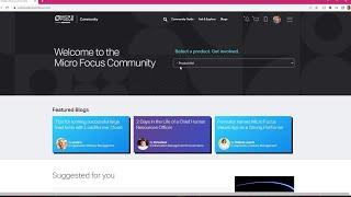 Navigating the Micro Focus (now OpenText) Community