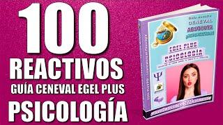 Guía CENEVAL EGEL PLUS PSICOLOGÍA +100 Reactivos Simulador ¡Resuelta y Actualizada!